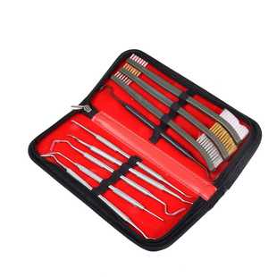 枪刷狩猎类 6pcs尼龙钩针 9件套清洁刷勾 3pcs钢丝尼龙刷子