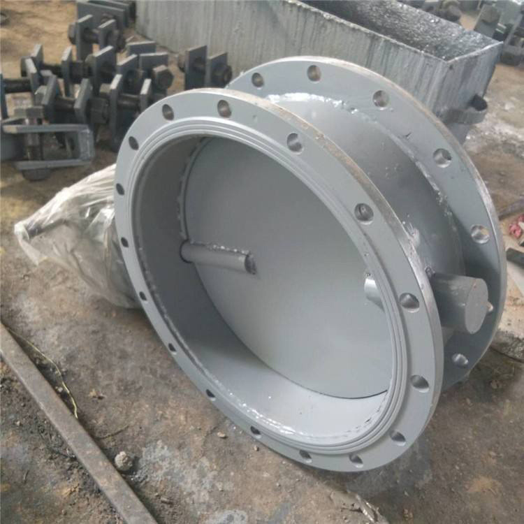 供应法兰电动通风蝶阀DN350不锈钢圆形硬密封气动风门 手动调风阀