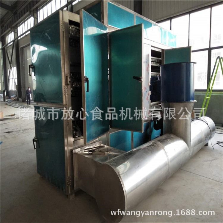 农副产品全自动大型烘干机 隧道式烘干机厂家 五层网带烘干作业