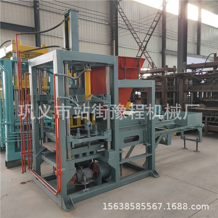 全自动水泥花砖机免烧砌块砖机 Non-fired cement brick machine