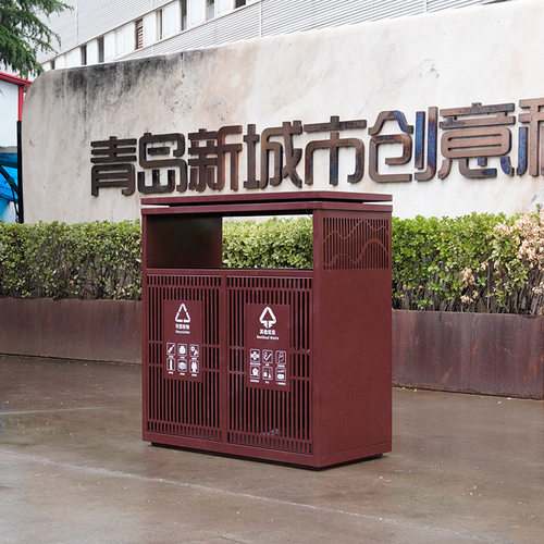 户外垃圾桶不锈钢垃圾桶环卫果皮箱室外公园社区街道分类垃圾箱