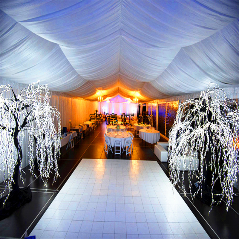 景观柳树灯LED浦公英花造型灯 广场亮化美陈 路灯杆造型灯 过街灯