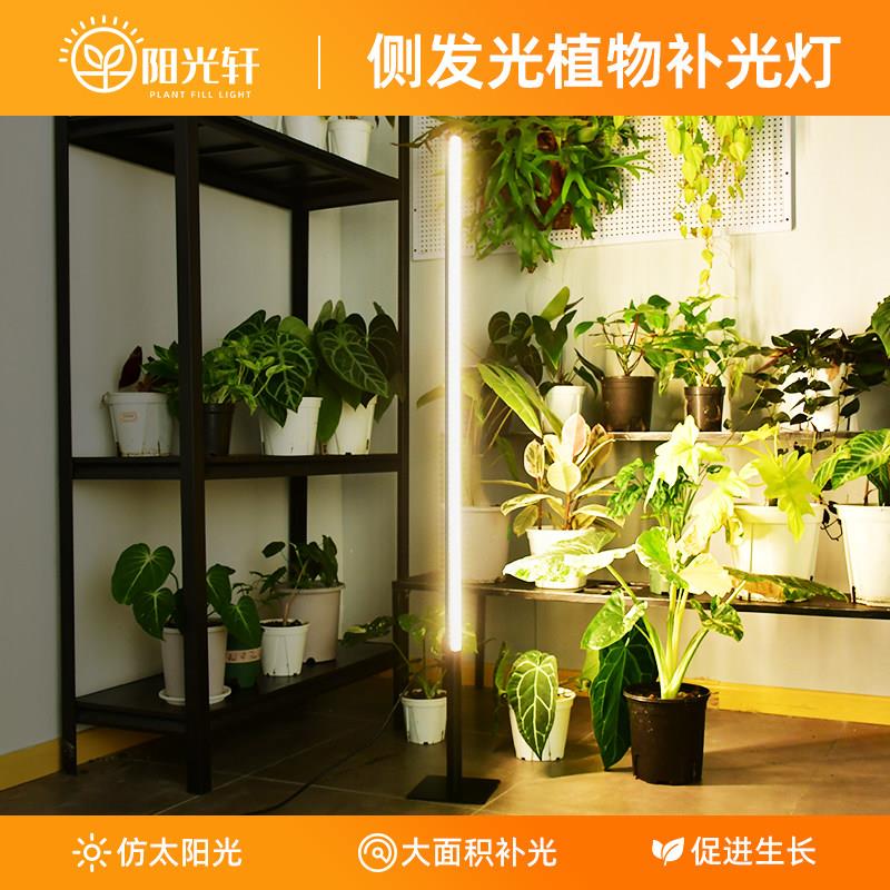 落地式植物补光灯侧发光led花架室内热植专用全光谱彷太阳生长灯