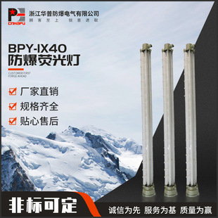 1x40防爆led荧光灯 供应防爆荧光灯BPY 防水防尘LED荧光灯日光灯