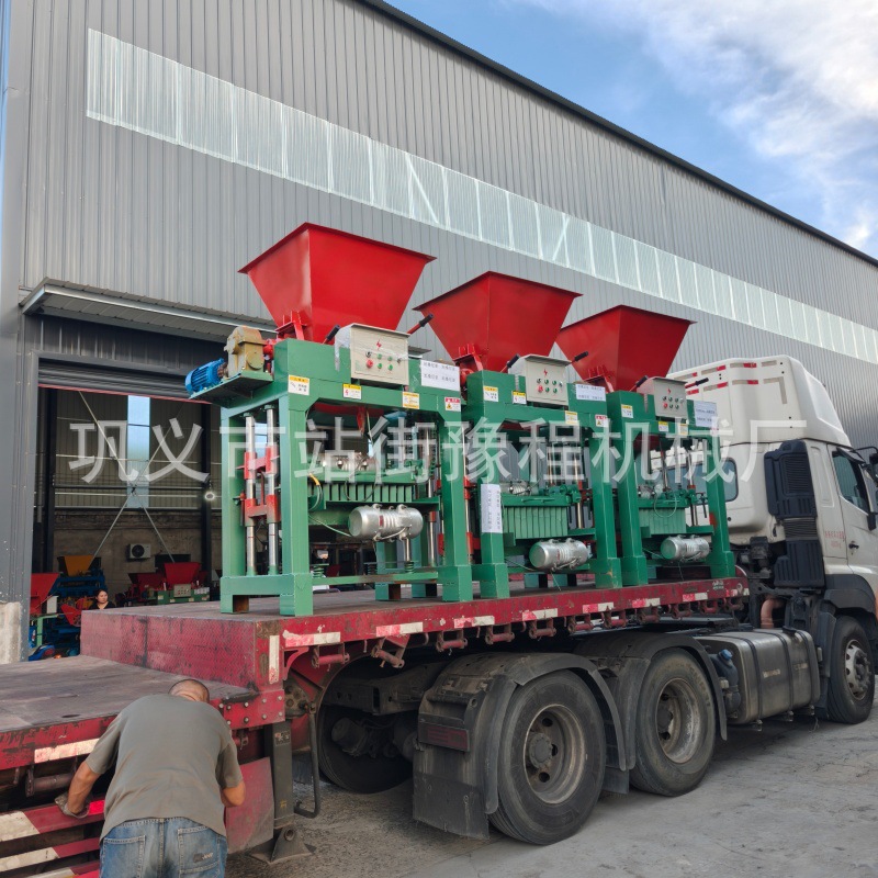 Concrete brick production machine 混凝土水泥砖机生产机标砖机