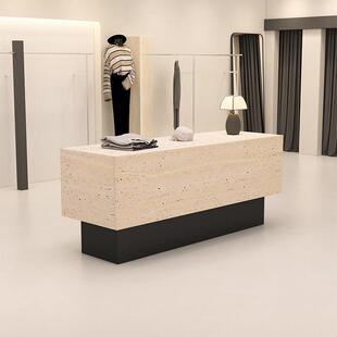 服装店岛桌简单现代展示台收银女装店流桌鞋袋展示柜