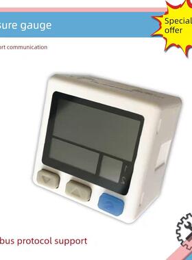 通讯气压表RS485高精度MODBUS协议RTU正负力触摸屏真空传感器数显