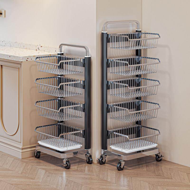 不锈钢厨房蔬菜置物架落地多层家用多功能水果菜篮子小推车收纳架,厨房/烹饪用具,厨房置物架/置物柜/角架,淘宝优惠券,粉丝福利购,淘宝优惠卷