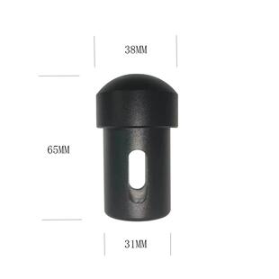 stuntcx弹簧头摩托车护杠保险杠支架防摔大号铝合金头大头堵头