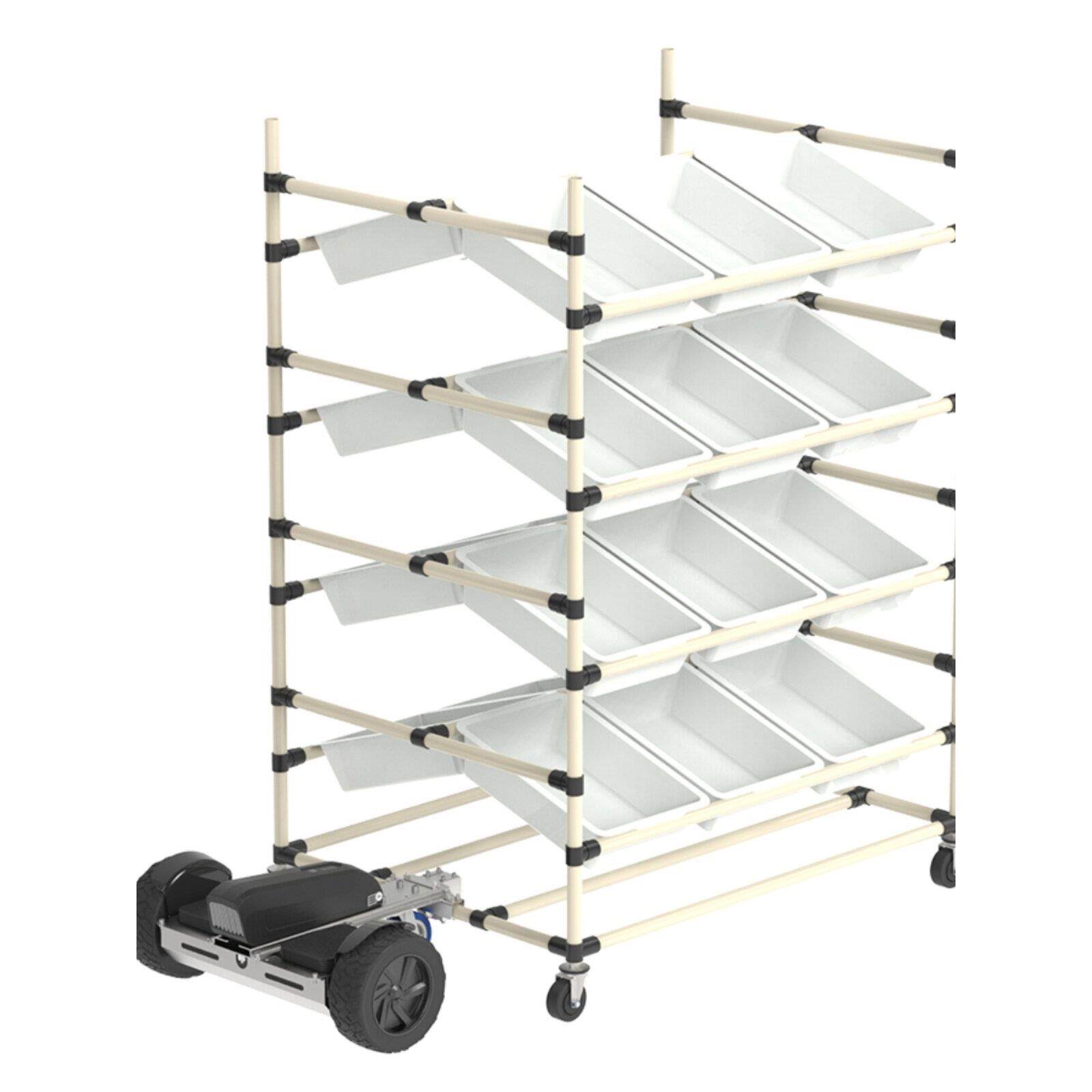 小动体感推车电动拣货车电动线棒车精益管搬运手推车仓储物流工具