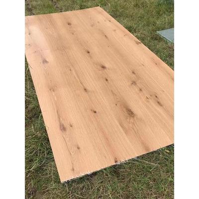 天然疤痕白橡木单板匍匐板Kd板墙板日式原木民宿覆古风格墙板