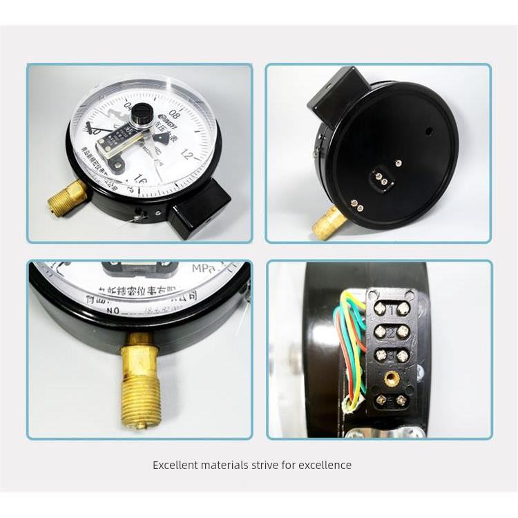 青岛电接点压力表Yx-150 0.6/1/1.6Mpa真空表-0.1-0全规格10Va