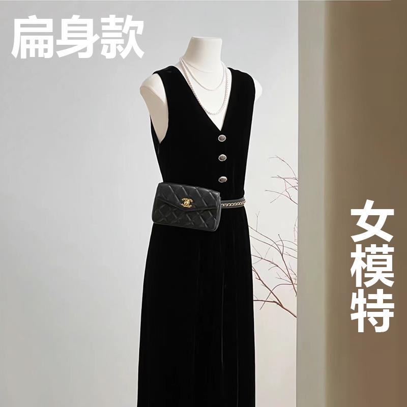 服装店模特道具女半身橱窗人台全身展示架假人扁身小胸女模特热卖