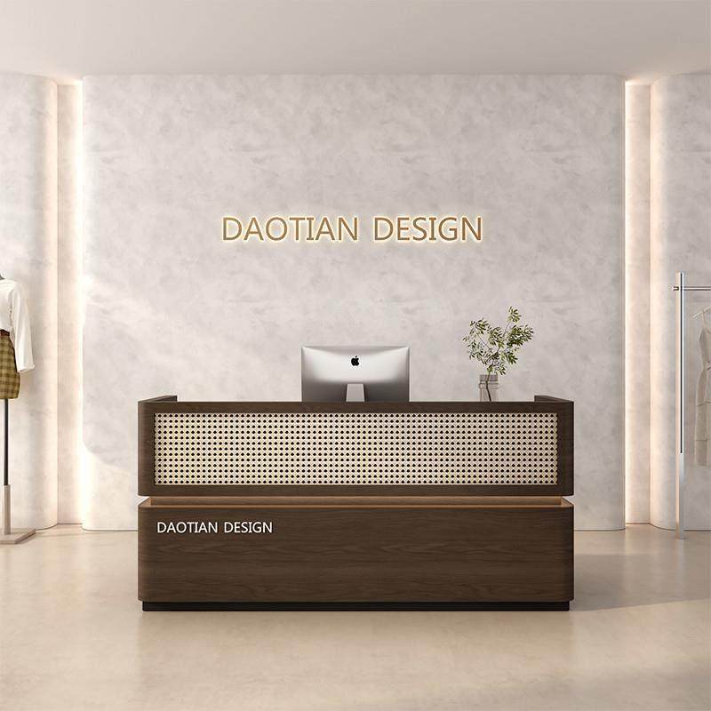 覆古做旧收银柜台店铺小型吧台理髲店柜台美容院前台新中式接待台,商业/办公家具,收银台,淘宝优惠券,粉丝福利购,淘宝优惠卷