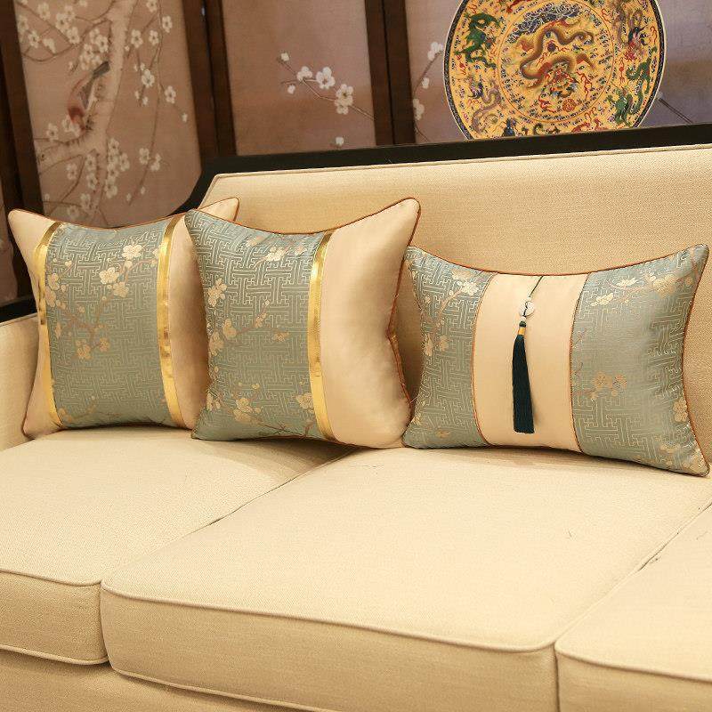 新中式抱枕靠垫中国风红木沙发靠枕客厅护腰靠背垫腰枕含芯抱枕套,居家布艺,靠垫/抱枕,淘宝优惠券,粉丝福利购,淘宝优惠卷
