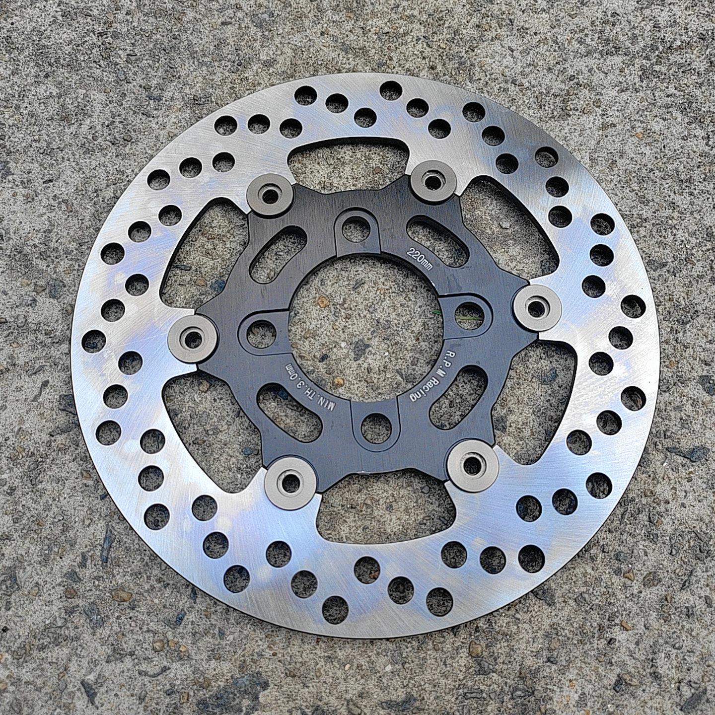 MSX125 M3小猴子 电动摩托车改装RPM220浮动碟盘 4孔刹车片刹车碟