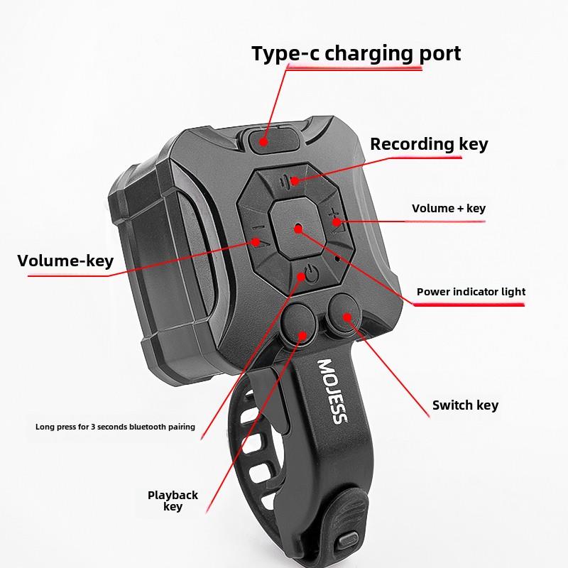 摩托车蓝牙电动车音响大小姐驾到喇叭语音免安装公路自行车搞笑