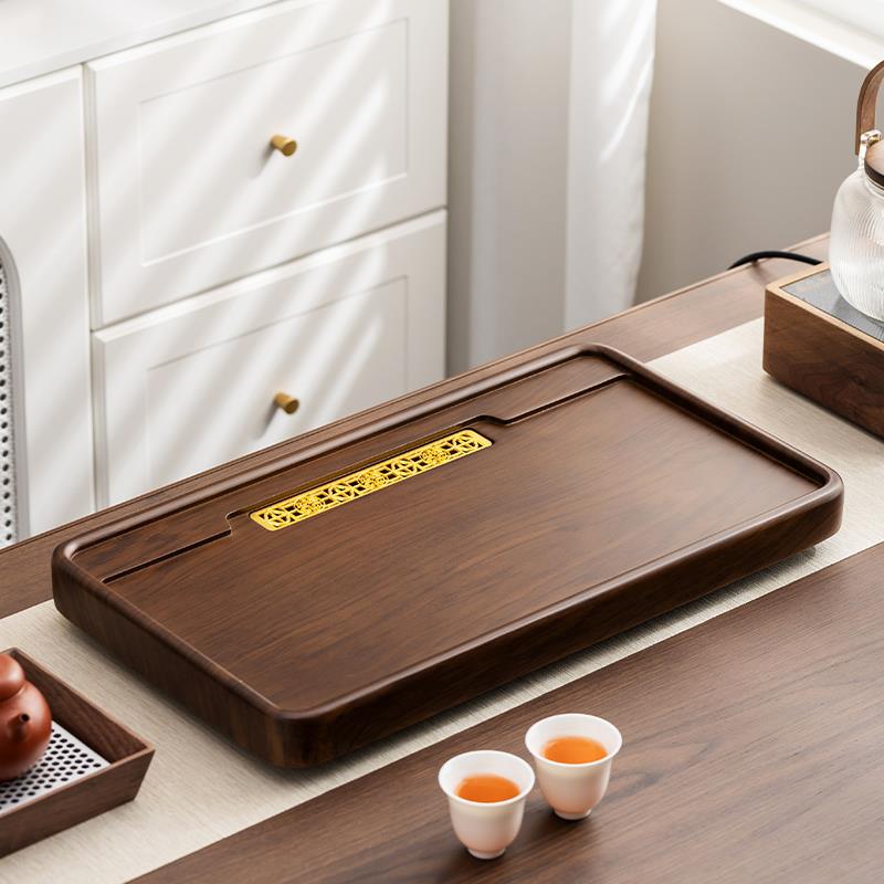 实木茶盘2025新款家用办公室客厅高端干泡实用功夫茶台托 托盘电