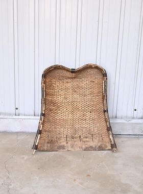 农耕农具老物件套装木风车木犁播种机提篮农家院装饰摆件影视道具