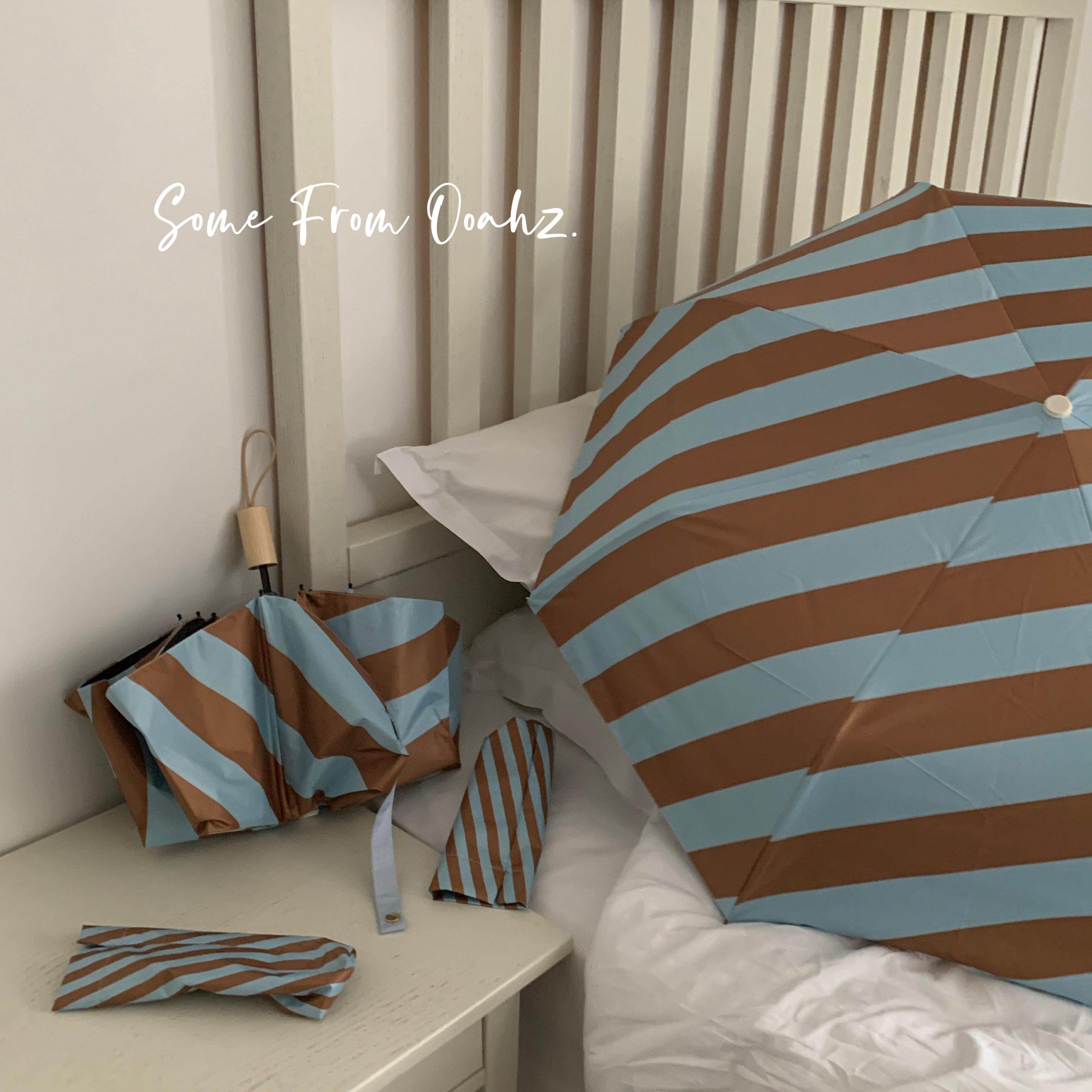 长岛冰茶~高防晒！ooahz自制条纹黑胶全自动遮阳遮雨伞情侣晴雨伞,居家日用,伞,淘宝优惠券,粉丝福利购,淘宝优惠卷