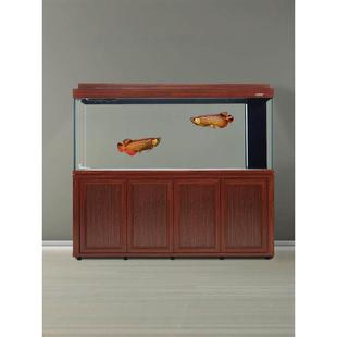 彩鲽彩蝶官方龙鱼缸底滤中大型水族箱干湿分离生态超白缸玻璃加湿