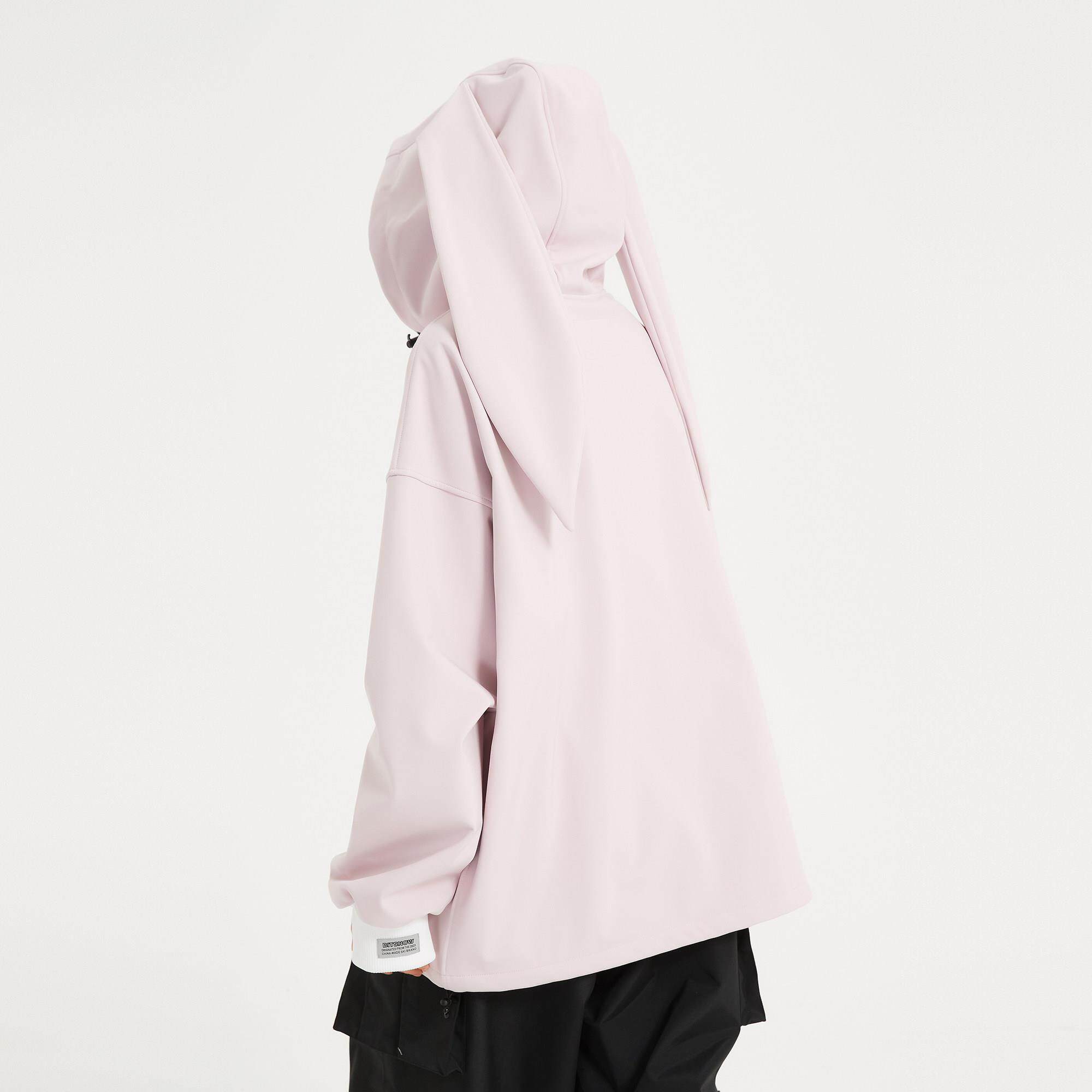 冬季 单板滑雪服女 加厚保暖防水 滑雪服 可爱兔子卫衣女
