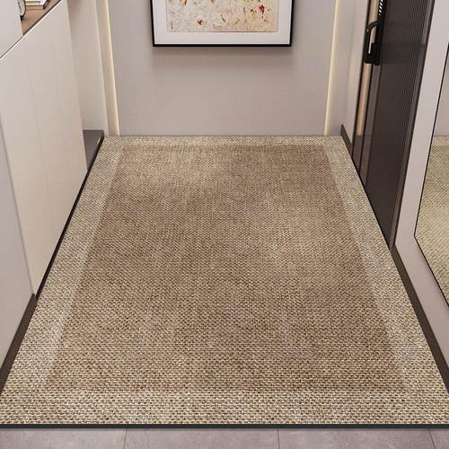 入户门地垫进门门口脚垫PVC可擦免洗2025高级可裁剪皮革耐脏地毯