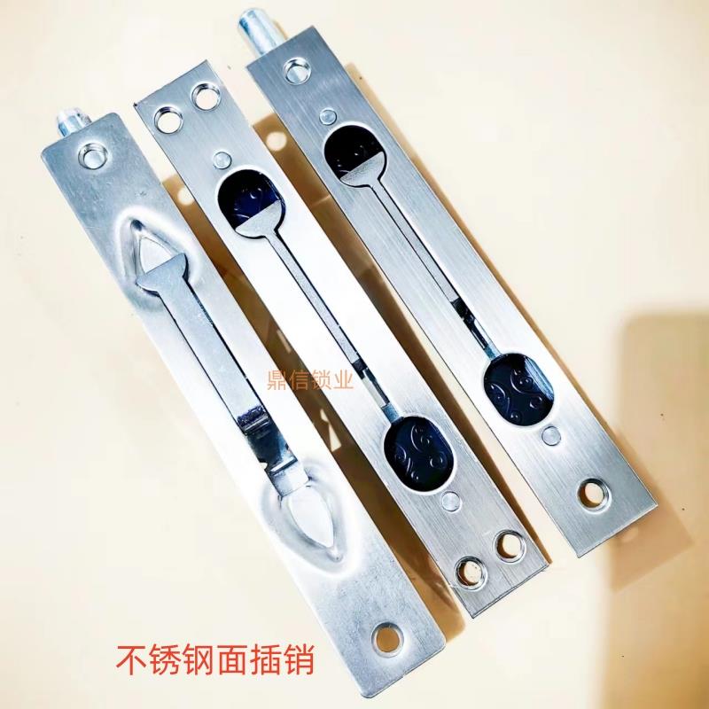防盗门子母门插销门栓门闩门插门销锁扣木门不锈钢双开门不锈钢