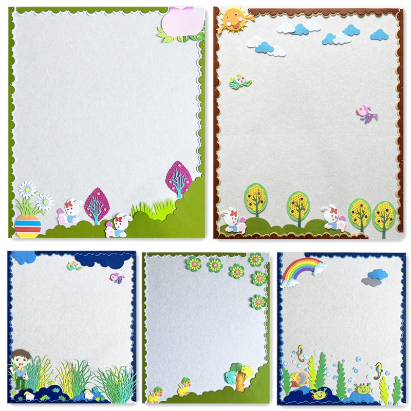 教室布置装饰材料黑板报边框区角班级文K化立体墙贴画幼儿园小学