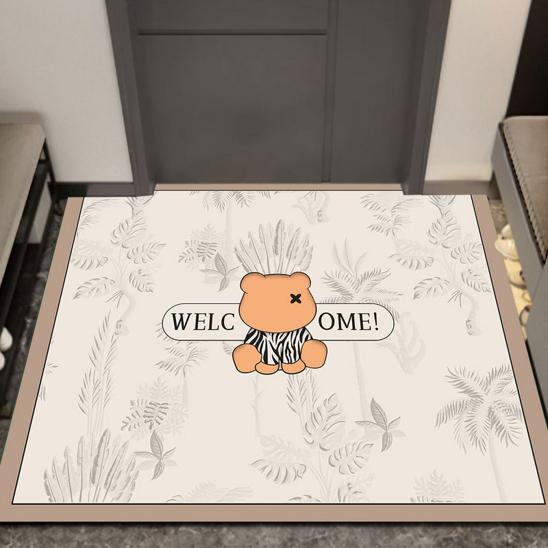 入户门地垫高级感可擦免洗pvc脚垫耐脏门垫进Q门口玄关地毯可裁剪