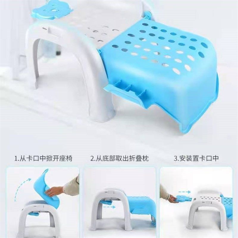 儿童洗头发躺椅神器小朋友幼儿摺叠女宝宝餐椅洗头椅二合一洗头凳,婴童用品,宝宝洗头椅,淘宝优惠券,粉丝福利购,淘宝优惠卷
