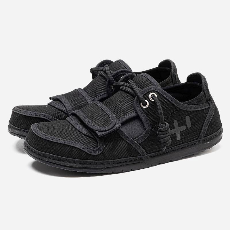 复古帆布鞋丑萌鞋情侣款大头鞋丑鞋百搭肥脚Q大码男休闲板鞋女鞋