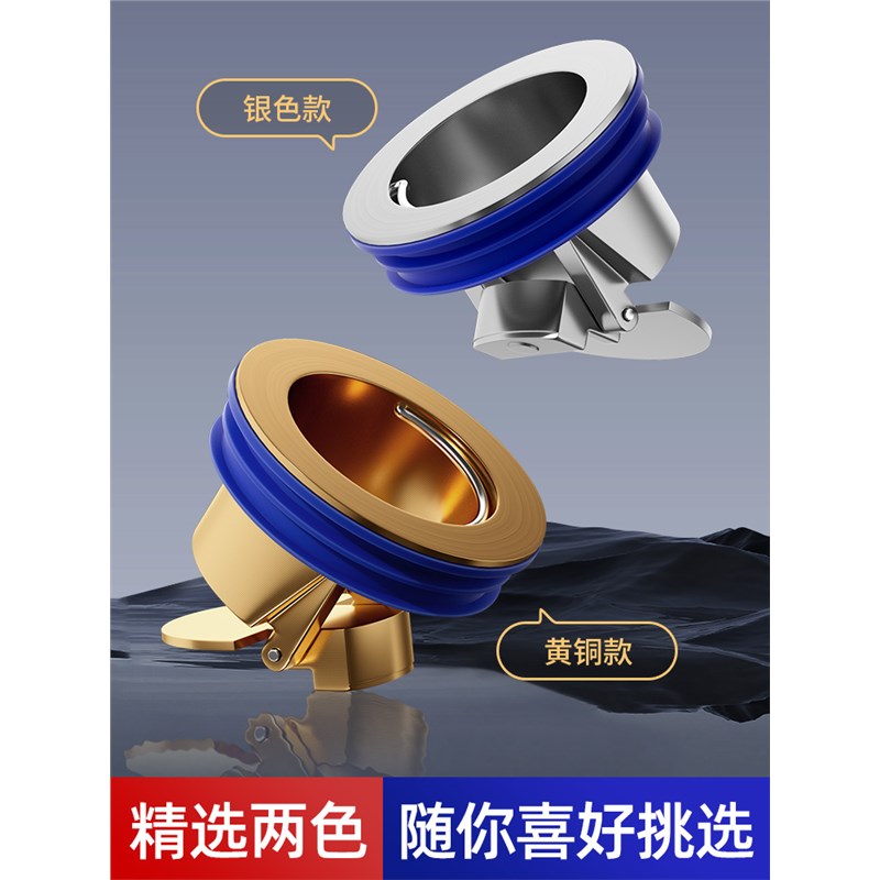 卫生间地漏防臭器下水q道反味神器盖全铜内芯下水管通用厕所防虫