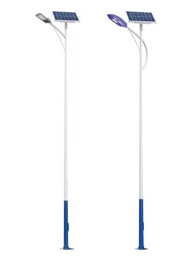 市电路灯太阳能路灯杆LED锂电池乡村工程市政新农村户外4/5/6/8米