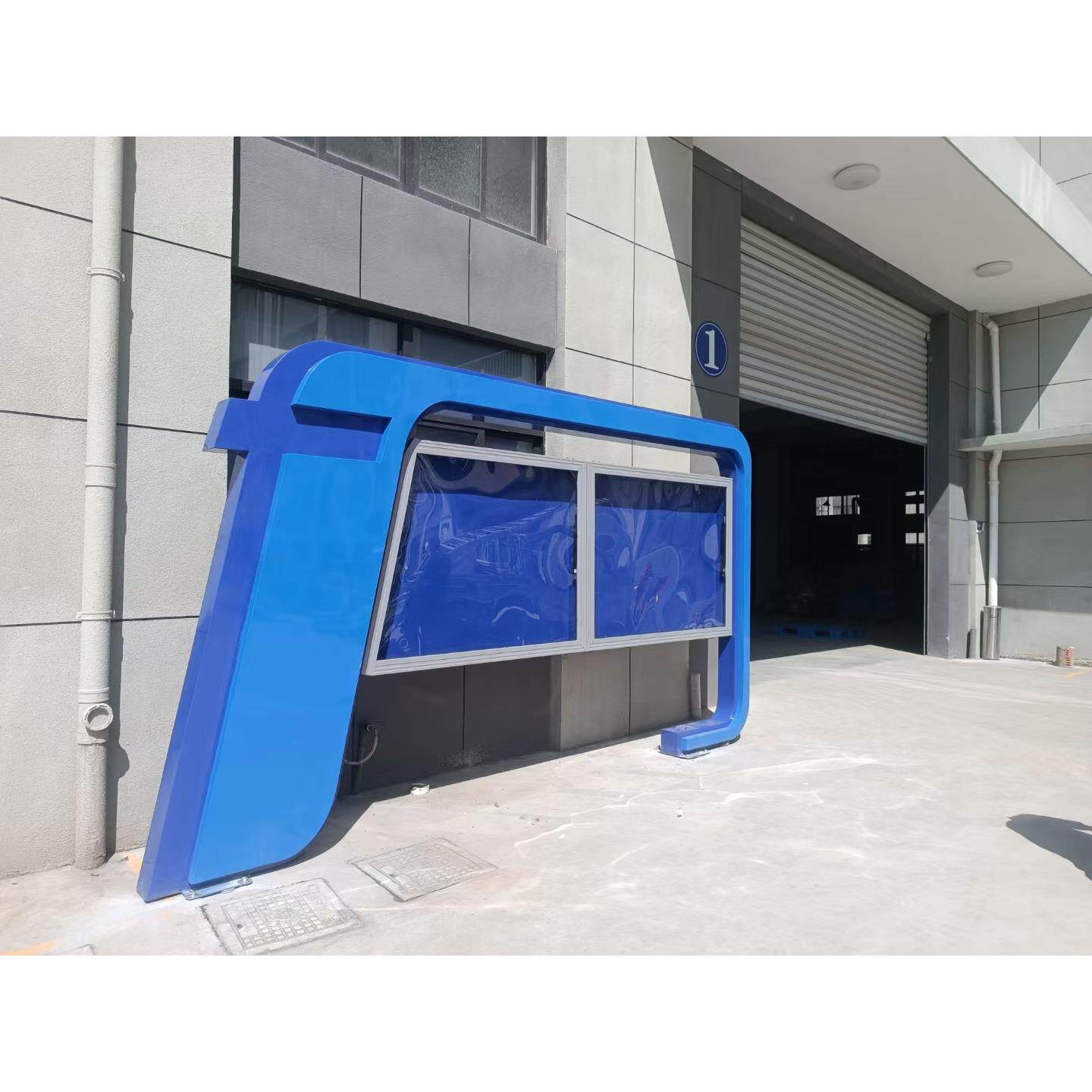 定制不锈钢户外宣传栏学校新农村烤漆企业公告栏广告导视牌村明牌