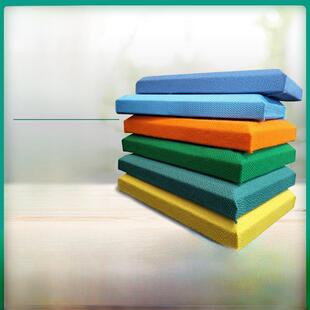 定制布艺软包吸音板录音室防撞隔音KTV皮革阻燃玻璃纤维吸音软包