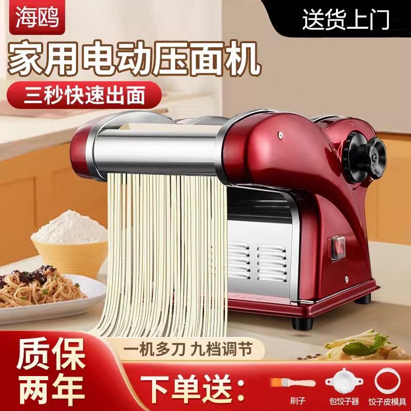 2025新款电动面条机家用制面机小型全自动海鸥面条机水饺皮擀面机
