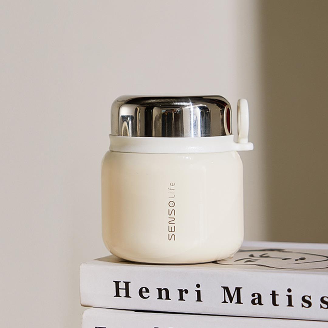 SENSO几简随行焖烧壶迷你便携保温烧杯不锈钢宽口500ml闷烧杯罐