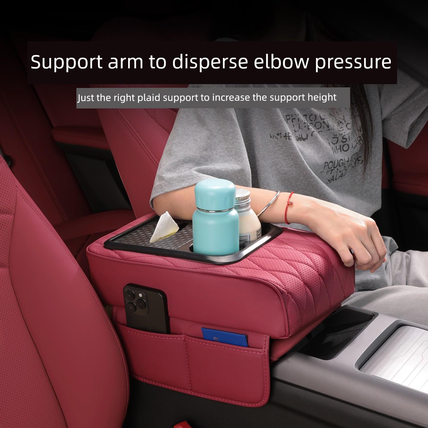 适用坦克500/300扶手箱增高垫专用中央肘托纸巾盒储物收纳盒用品