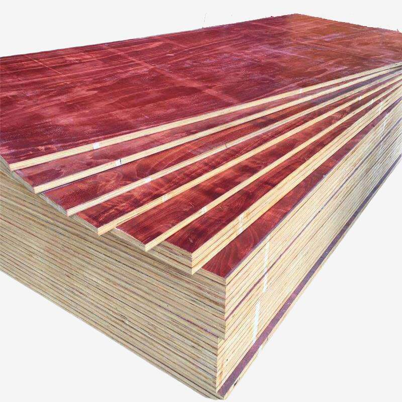 建筑模板工地用木工三夹板多层胶合小红板防水竹胶基建工程覆膜板