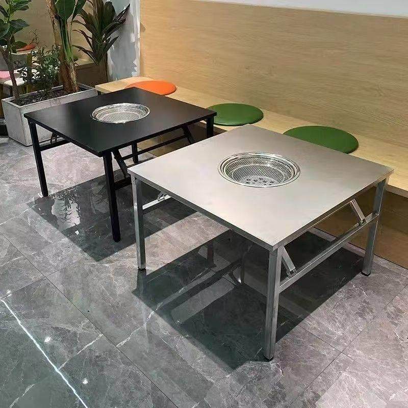 夜市摆摊不锈钢户外烧烤桌子木炭烤炉长桌正方形折叠式火锅桌商用,住宅家具,户外烧烤桌,淘宝优惠券,粉丝福利购,淘宝优惠卷