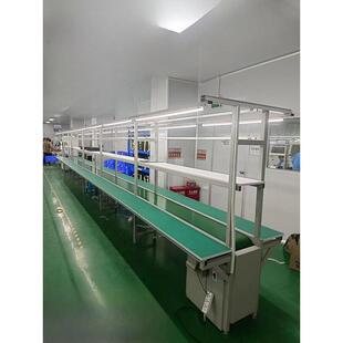 装配线工作台车间生产线输送带自动化输送机数字化工厂组装包装输