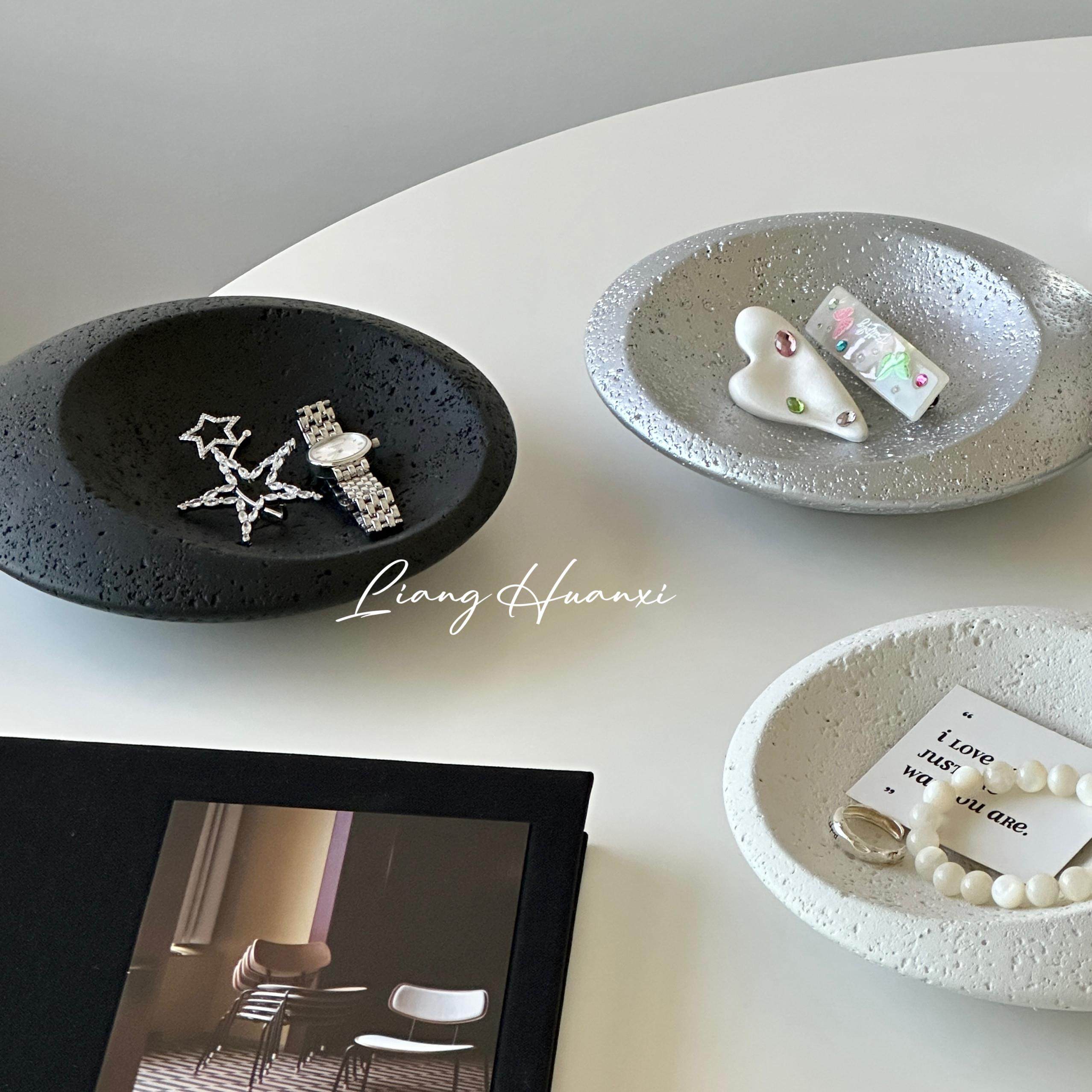 梁欢喜创意飞碟收纳托盘饰品化妆品杂物桌面收纳香薰收纳托盘摆件,收纳整理,首饰盒,淘宝优惠券,粉丝福利购,淘宝优惠卷