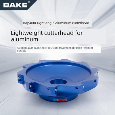 1604铝刀盘数控Bt40铝飞刀盘Bt30铝合金面铣刀头400R直角90度