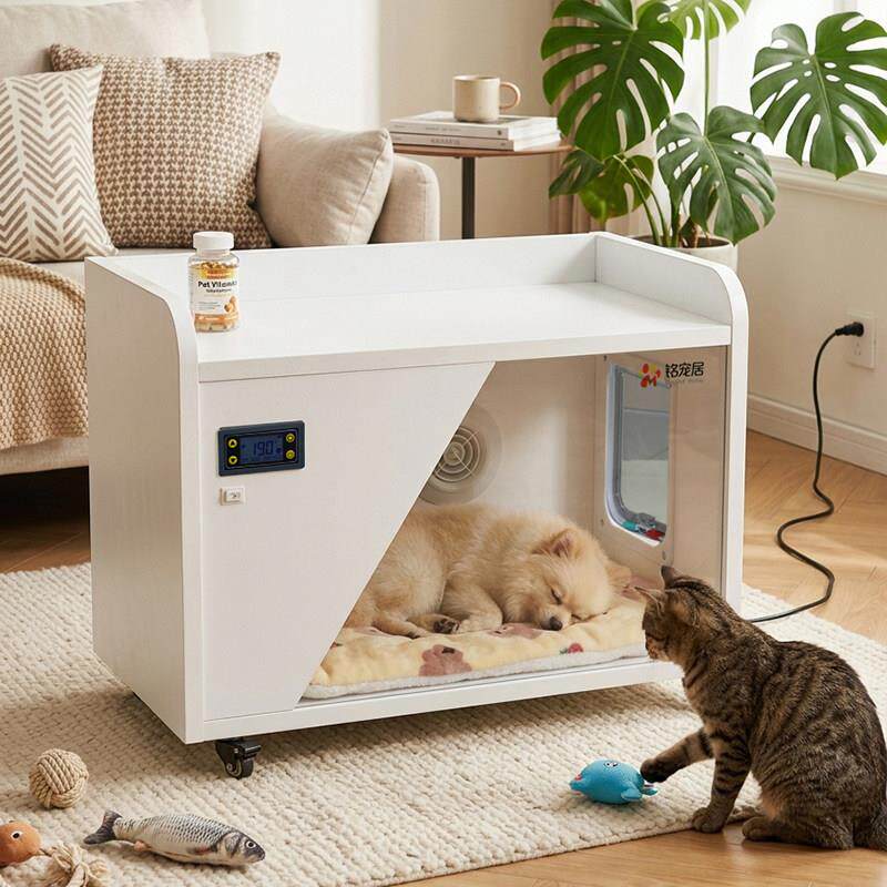 宠物智能恒温箱保温屋猫狗幼崽保育箱猫柜狗屋猫窝5001