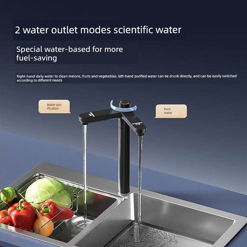 小澎厨下净水器家用纯水机通用滤芯RO反渗透膜0陈水0阻垢剂大流量