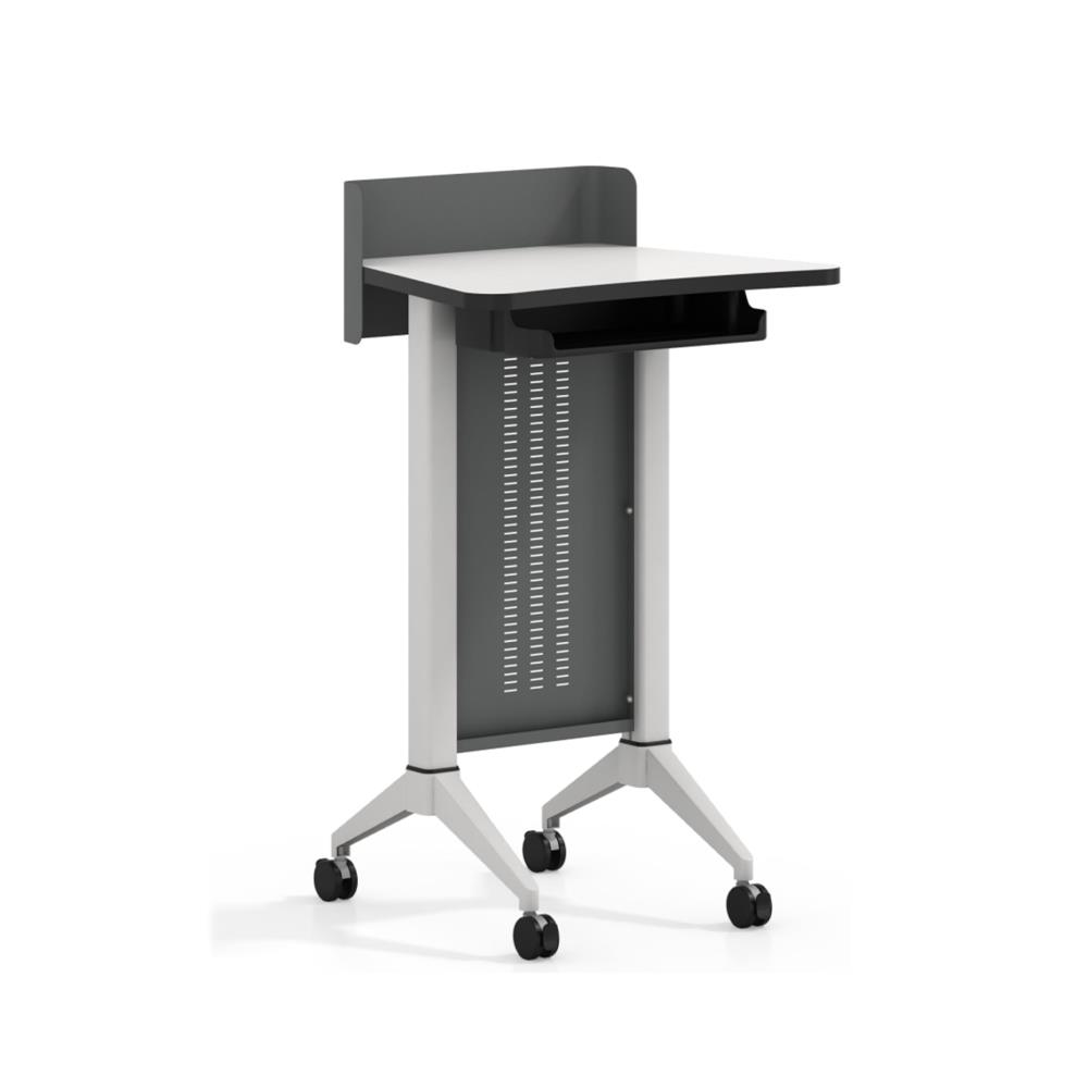 办公家具演讲台学校教师接待桌迎宾台主持人讲台咨询台主席台移动