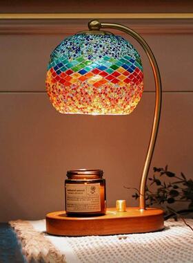 摩洛哥无火香薰灯融蜡灯台灯摆件生日礼物女生实用高级感小众浪漫