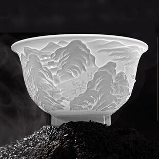 景德镇茶具杯聚财大师杯陶瓷精品个人2025新父亲节礼物男士单杯