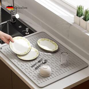 德国GL耐高温防烫餐垫厨房保护硅胶垫台面菜板防滑垫隔热垫沥水垫